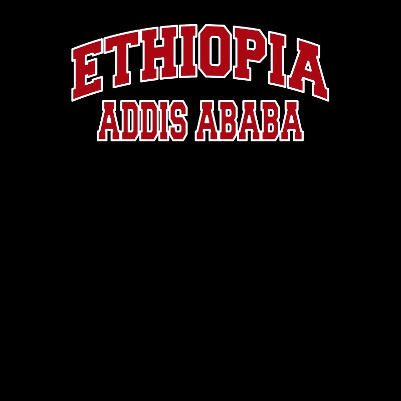 Souvenir de la ville d'Ethiopie à Addis-Abeba