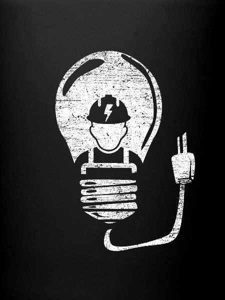 Electrician lightbulb gift
