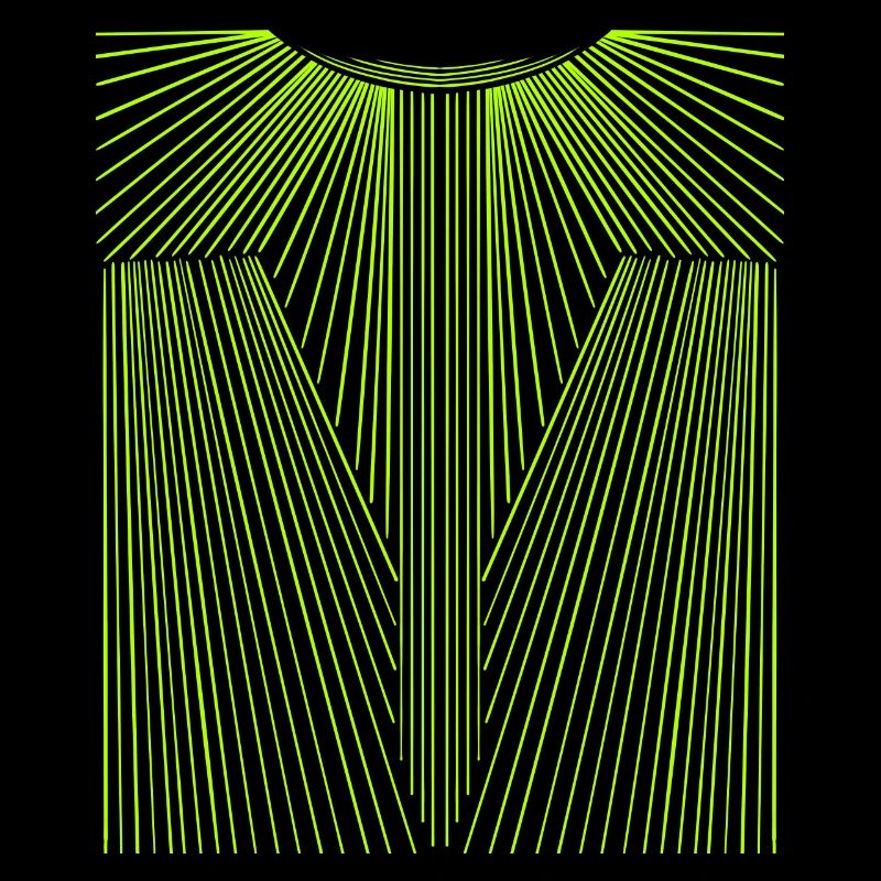 conception d'abeille vert néon