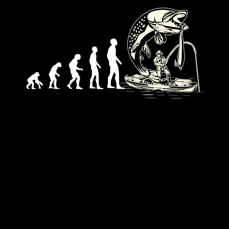 Evolution canot pêcheur blanc