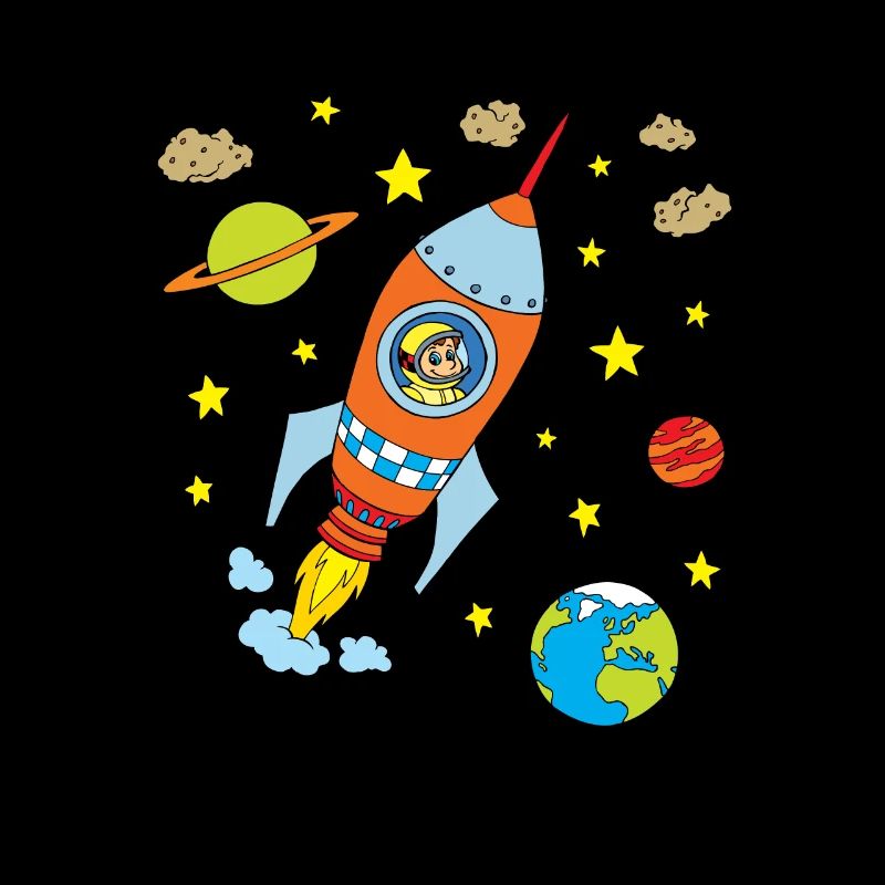 Rocket Spaceship Astronaut Space