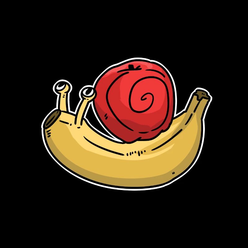 Fruit Escargot Pomme Banane