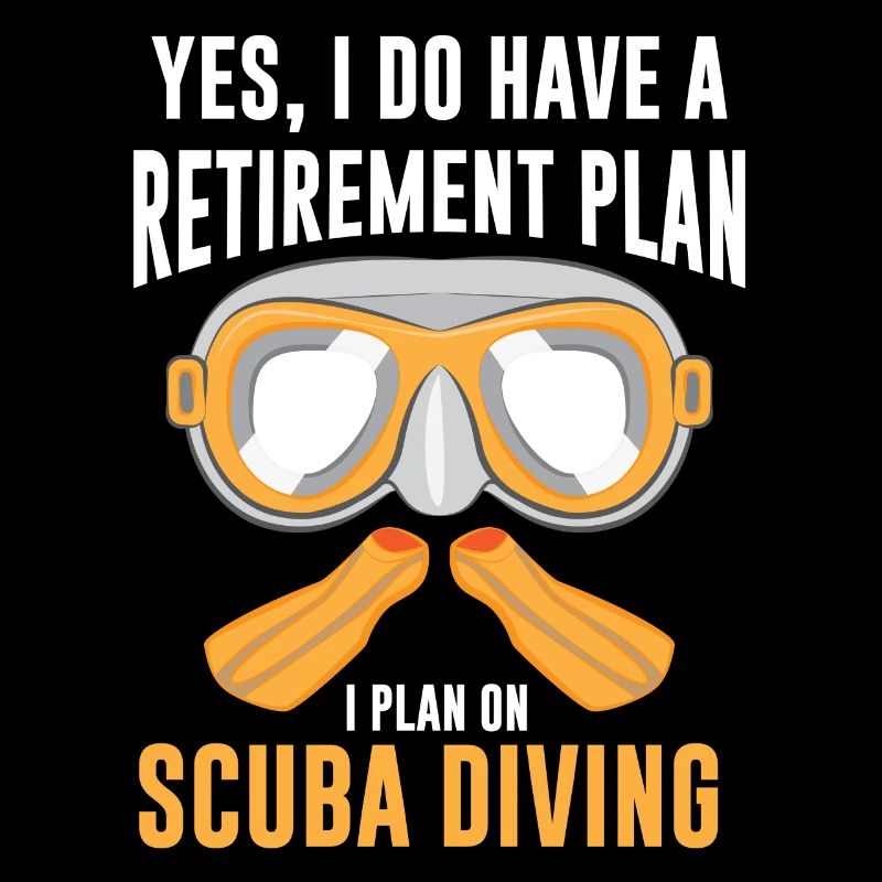 Diving Pensioner Gift Retirement Divers