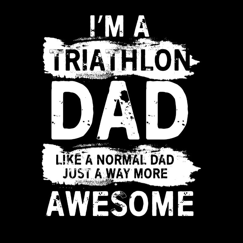 Cool triathlon dad gift triathlete dad