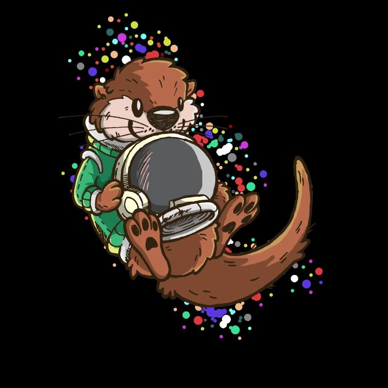 Space Otter Weltraum Astronaut Kinder Geschenk Kid
