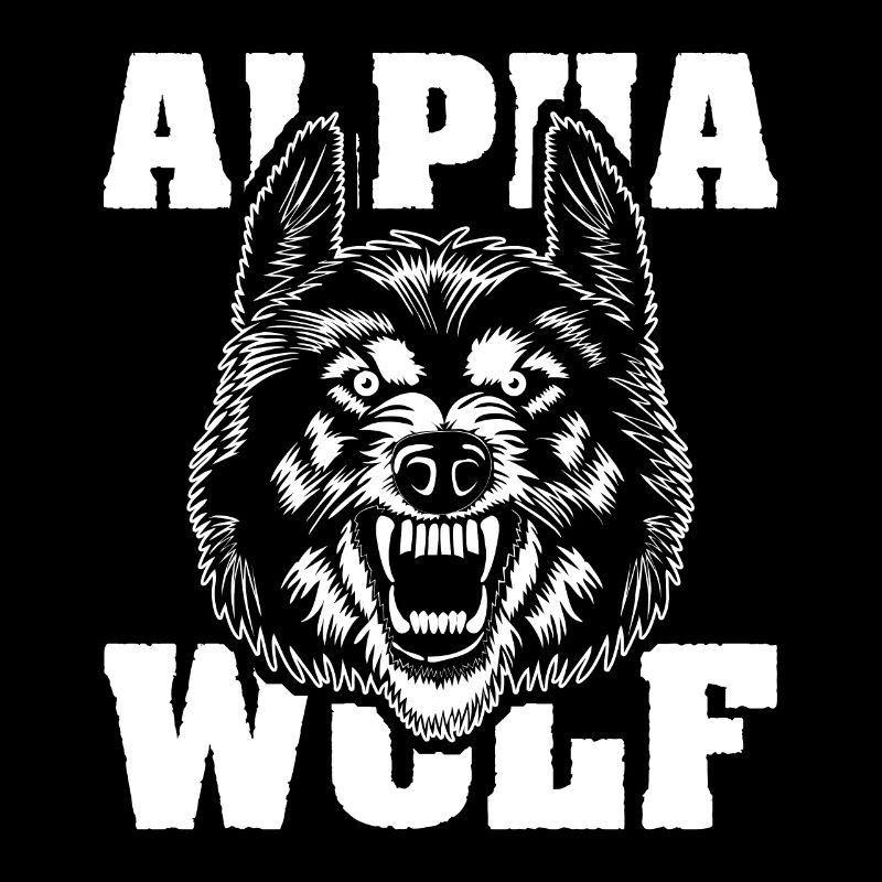 Wolf Alphawolf Wolfpack père du chef