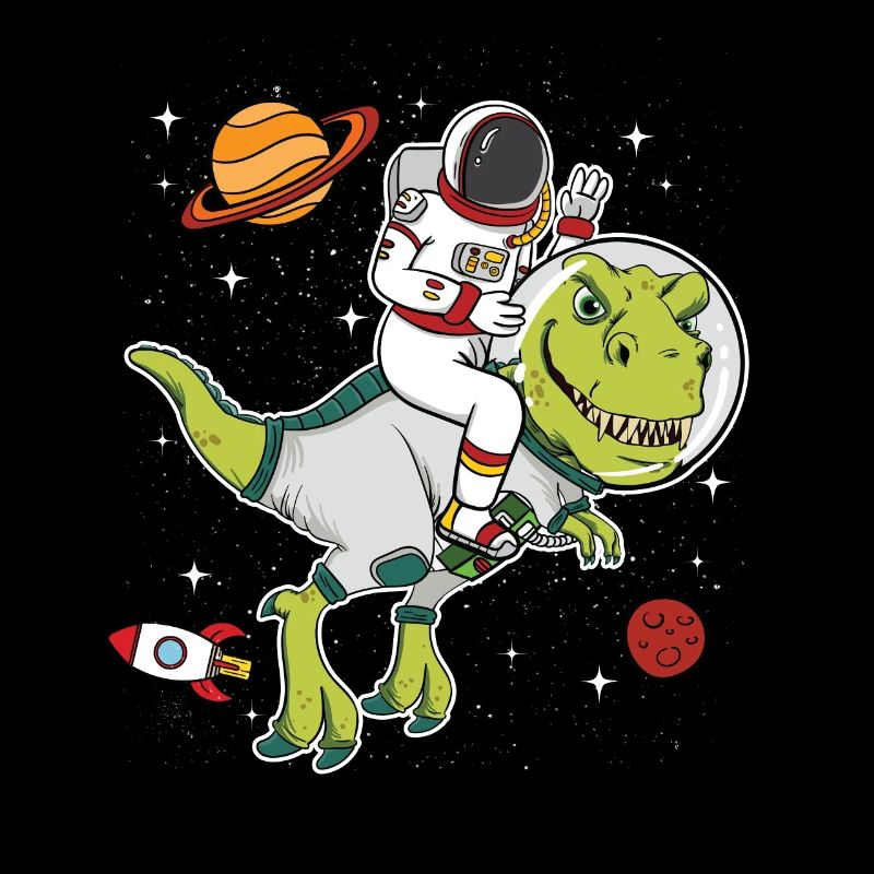 Astronaute Space Dinosaure T Rex Cadeau