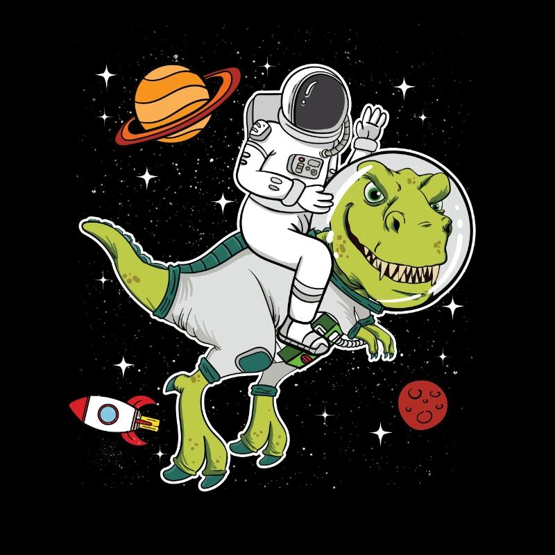 Astronaut Space Dinosaur T Rex Gift