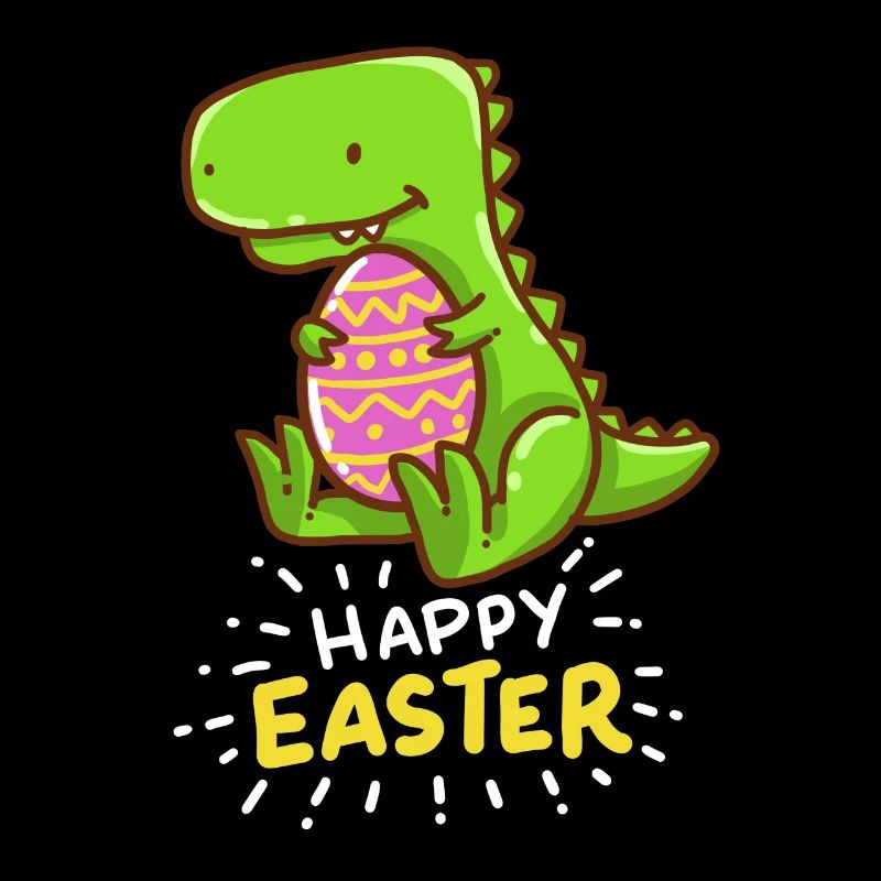 T-Rex - Easter - Happy Easter - Gift - Easter Eggs