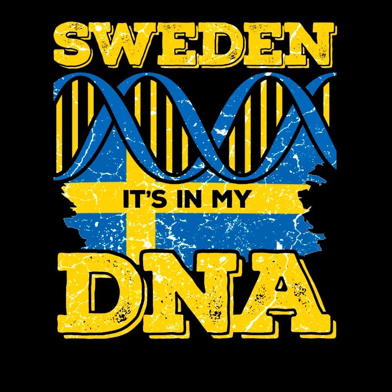 Suède Sverige Vikings flag ADN de Scandinavie