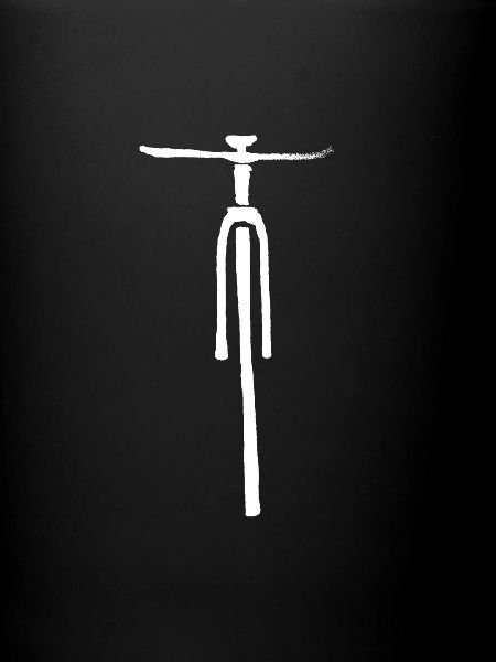 Silhouette de vélo