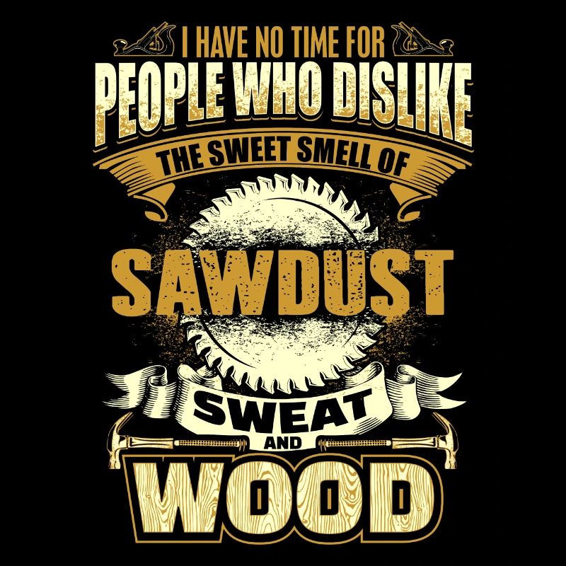 Cadeau de menuisier menuisier bois sciure de bois