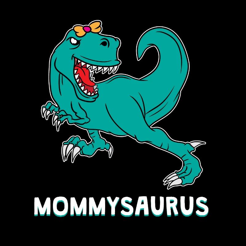 Dinosaurier Dino T-Rex Mama Mutter Mutti Geschenk