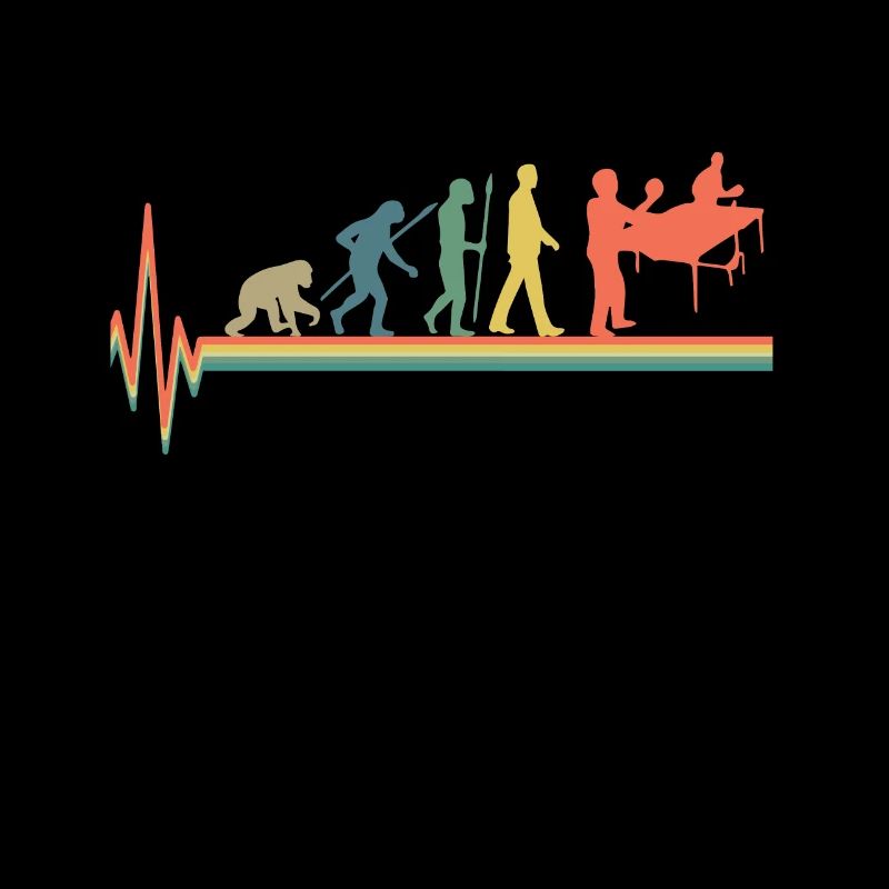 Evolution Herzschlag Tischtennis Retro