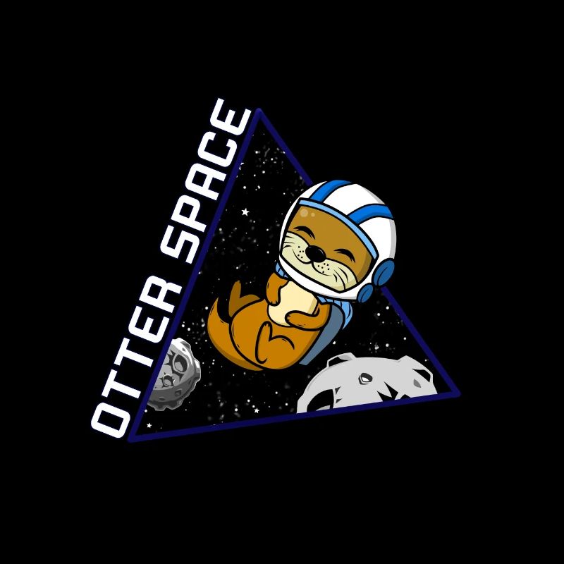 Otter Space Astronaut Planet Gift Voyager dans l'espace