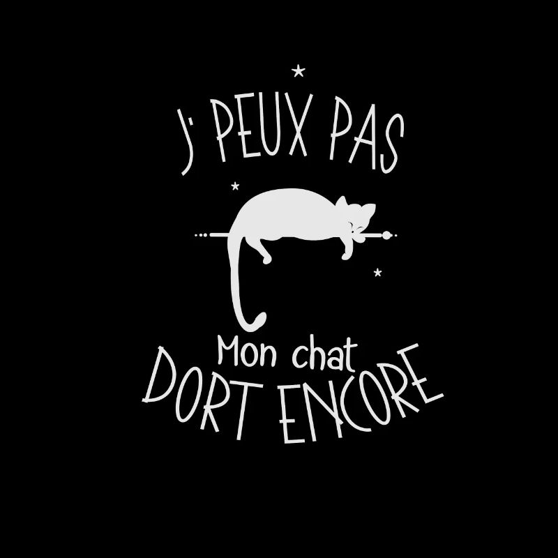 I can not have white cat sleeping