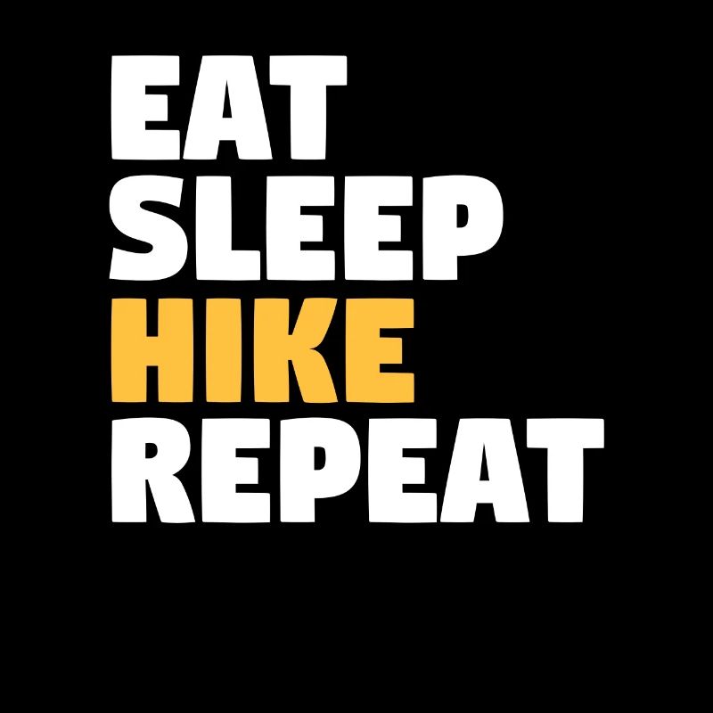 Hiking Graphic - Eat Sleep Hike Repeat