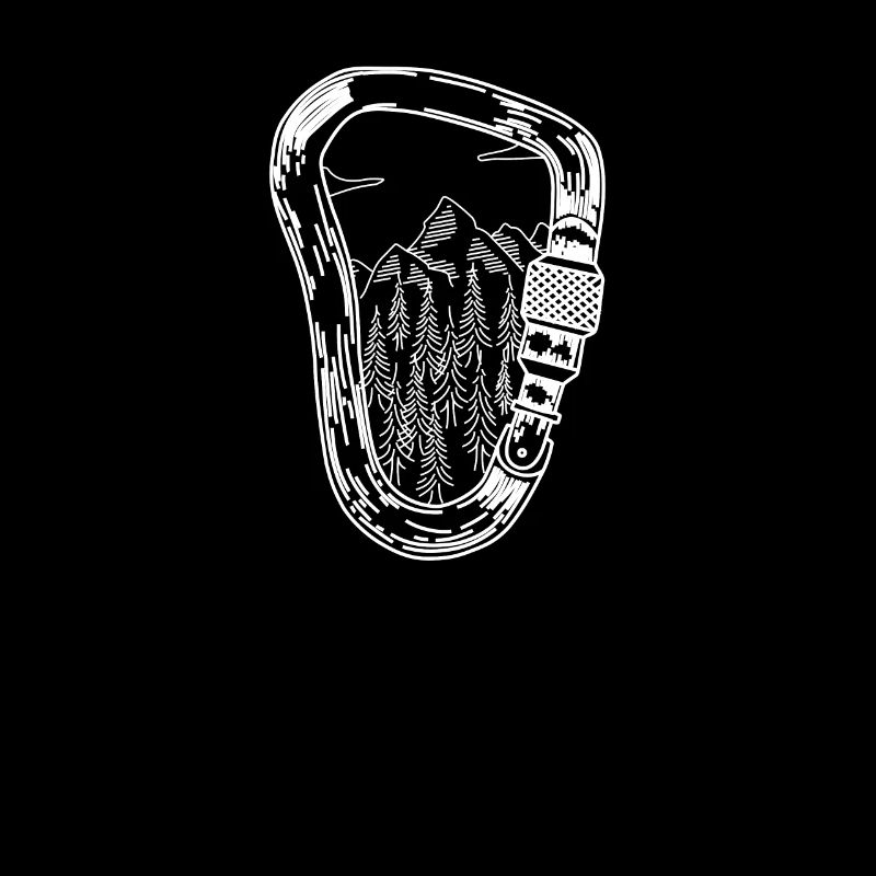 Kletterer Karabiner Klettern