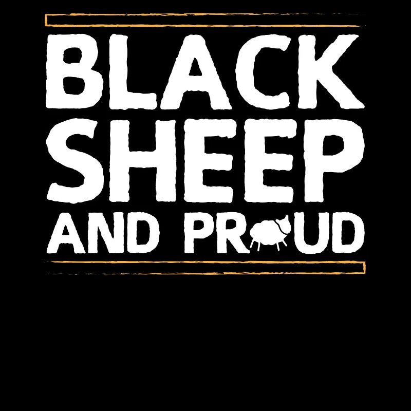 Proud black sheep