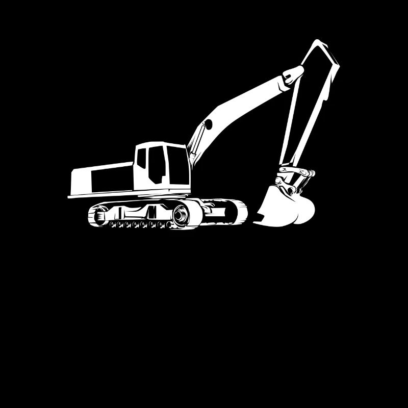 Bagger Straße Baggern