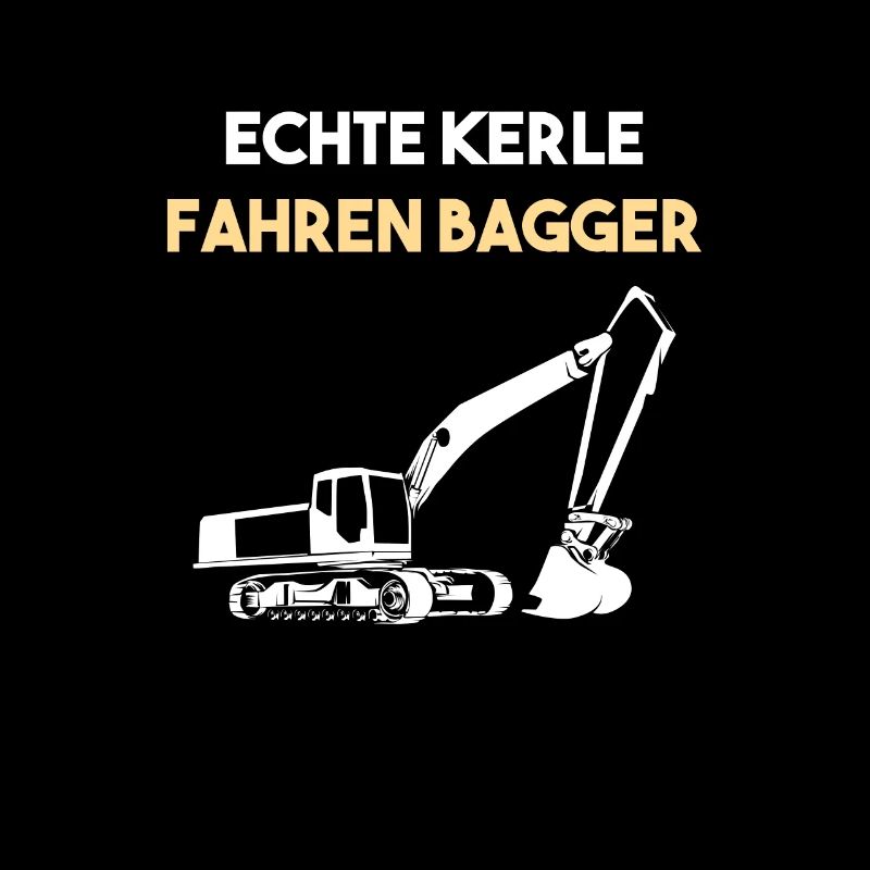 Bagger Baggerfahrer Baggern