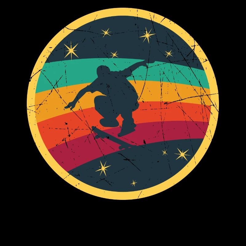 Rainbow skater