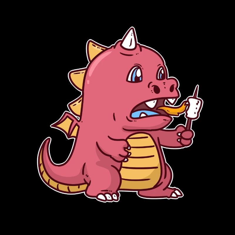 Drachen Drache Marshmallow