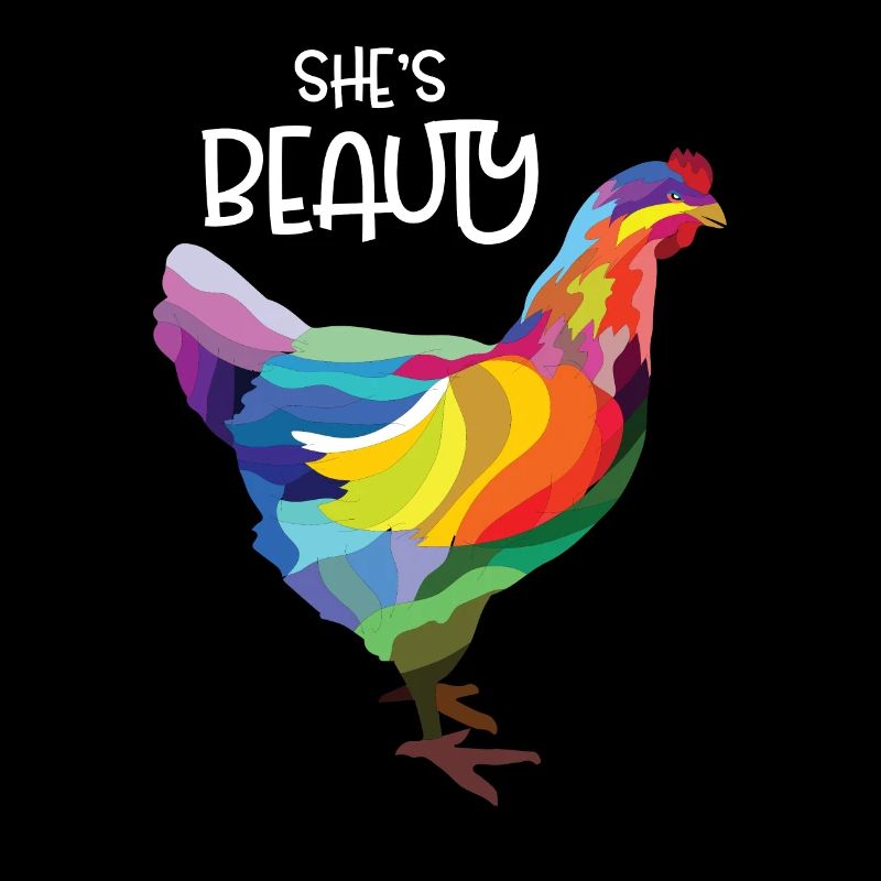 Poule colorée Poule colorée