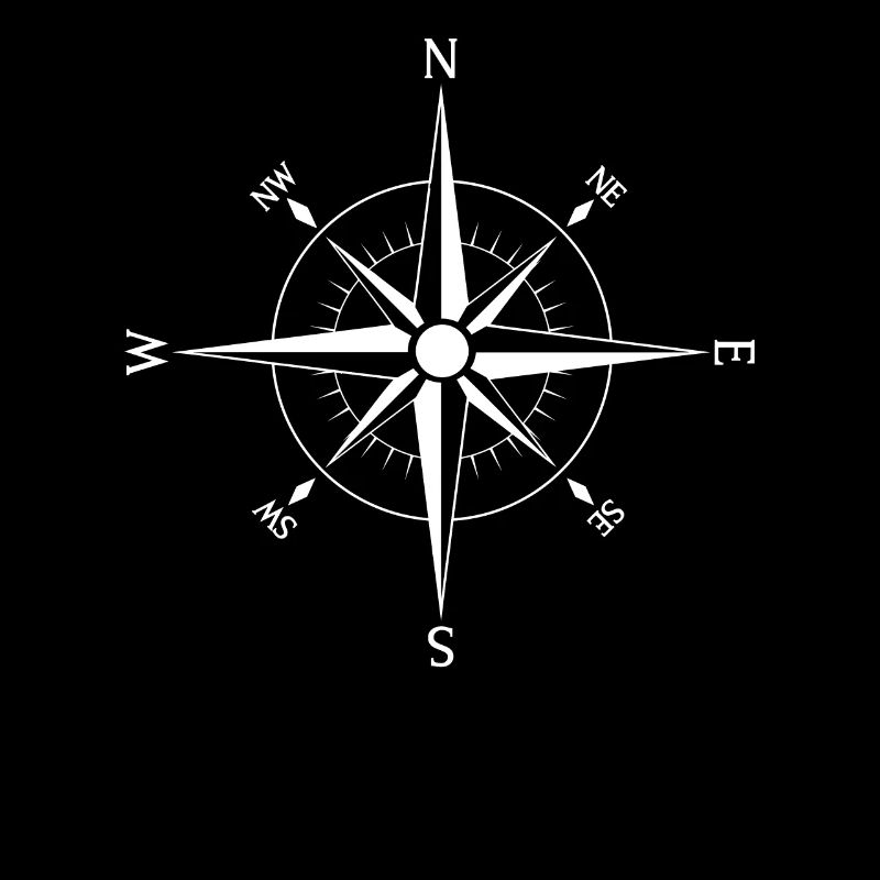Kompass Segler Seefahrt Geschenkidee Nautisch