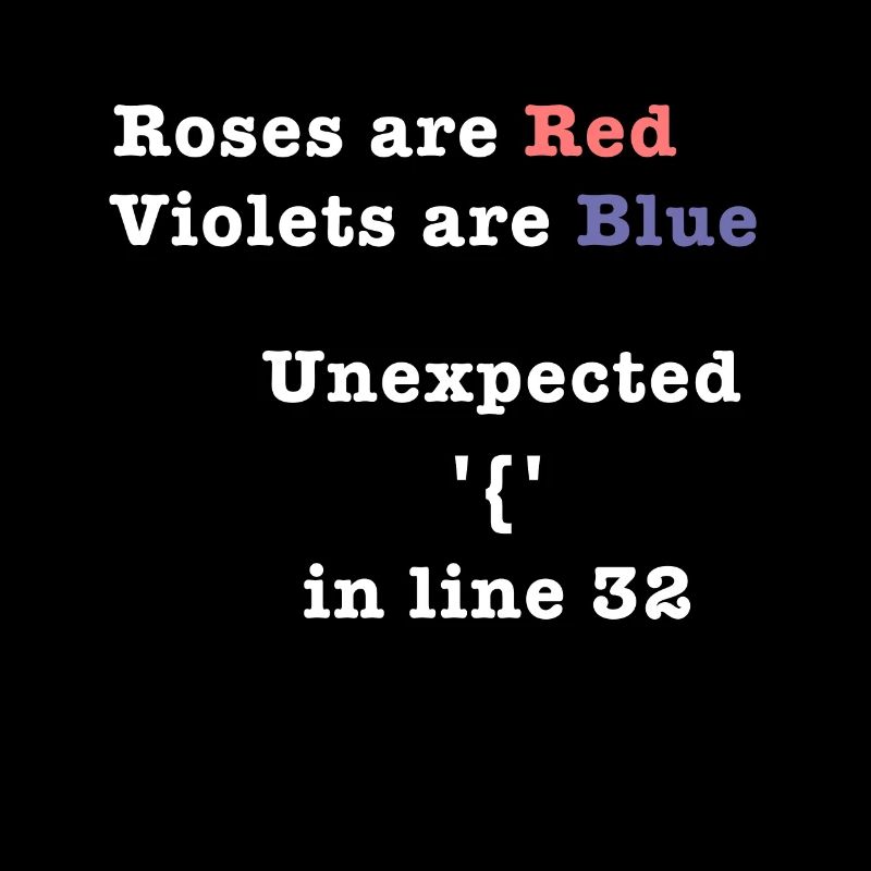 Unexpected Bracket in Line 32