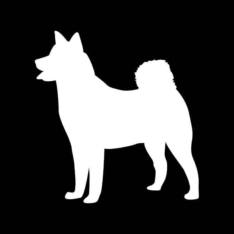 Chiens silhouette Husky