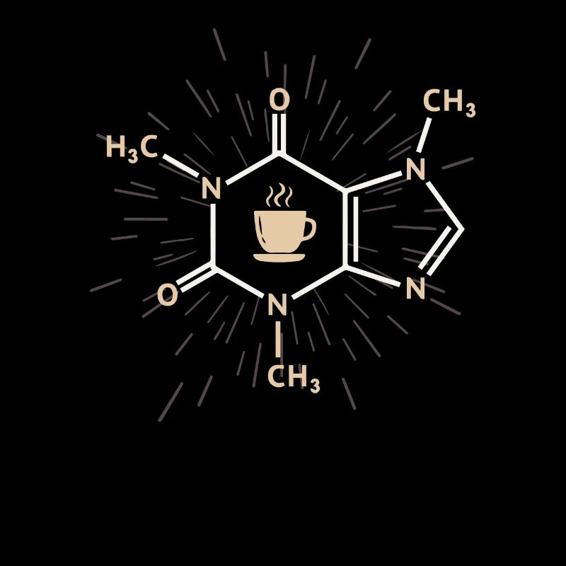 Café chimique formule de formule structurelle café