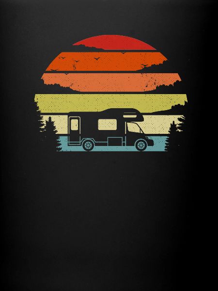 Chemise de camping rétro