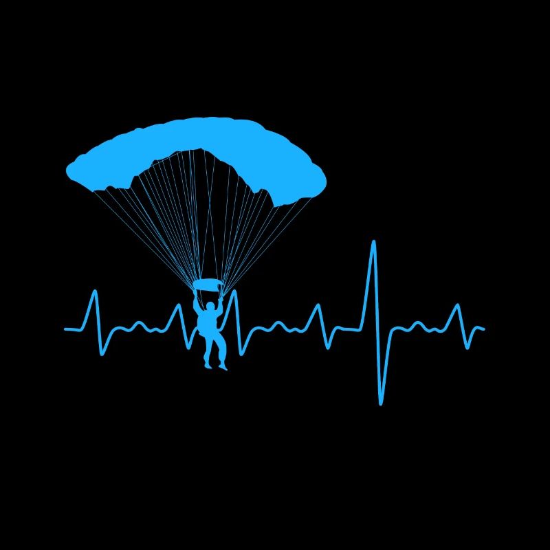 Paragliding heart pulse