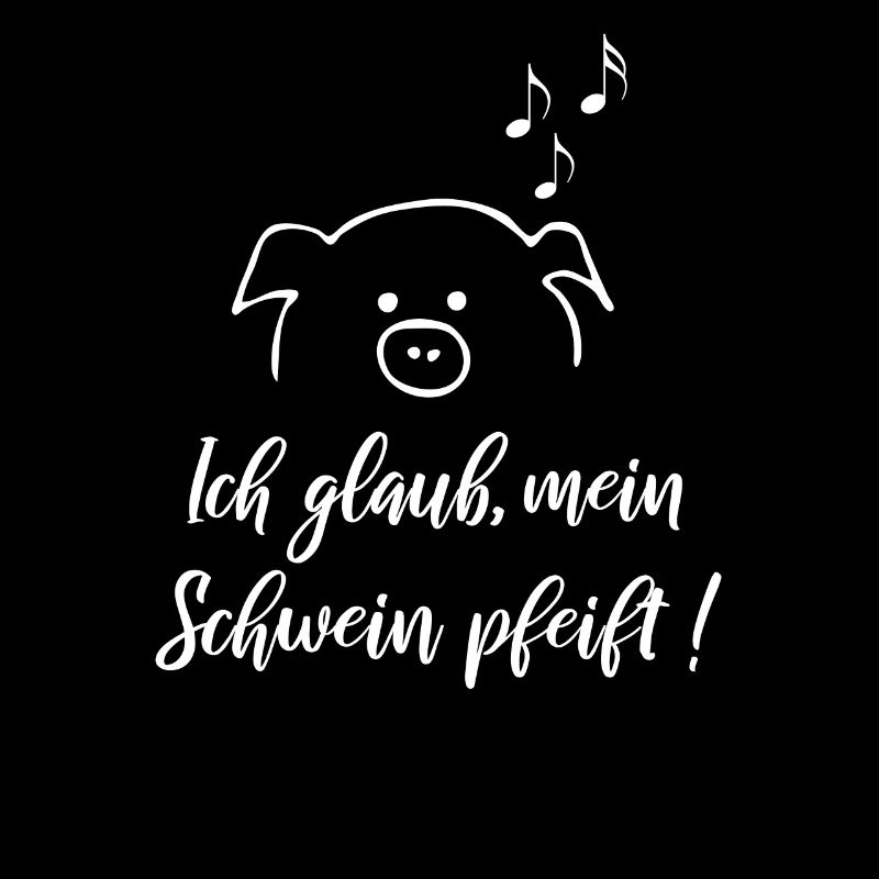 Ich glaub, mein Schwein pfeift Landwirt Geschenk