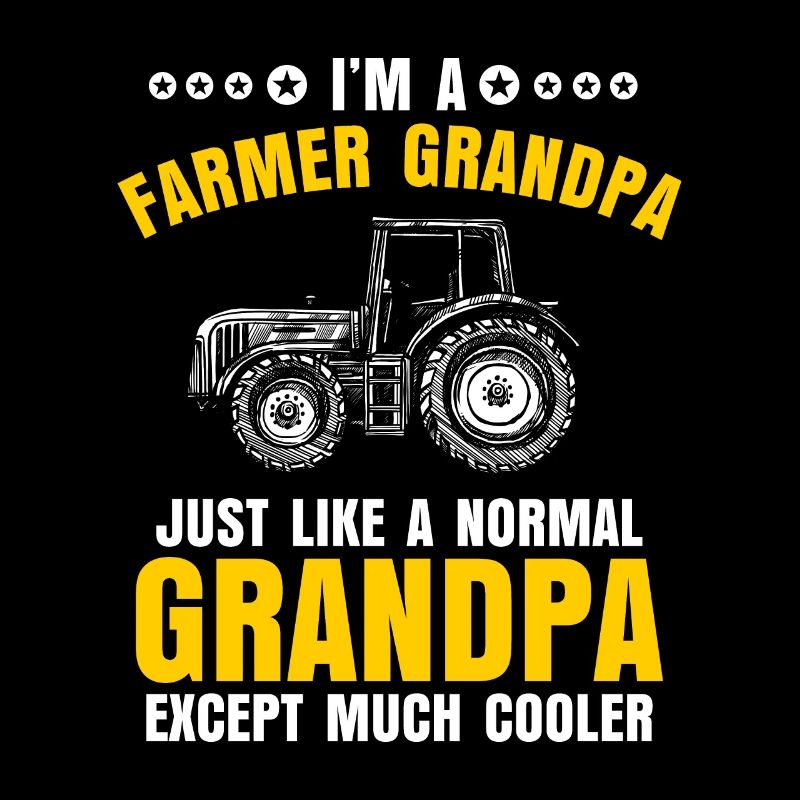 Traktor Bauer Opa Großvater Landwirt Geschenk