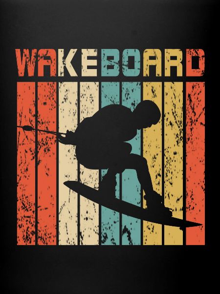 Cadeau rétro de wakeboard