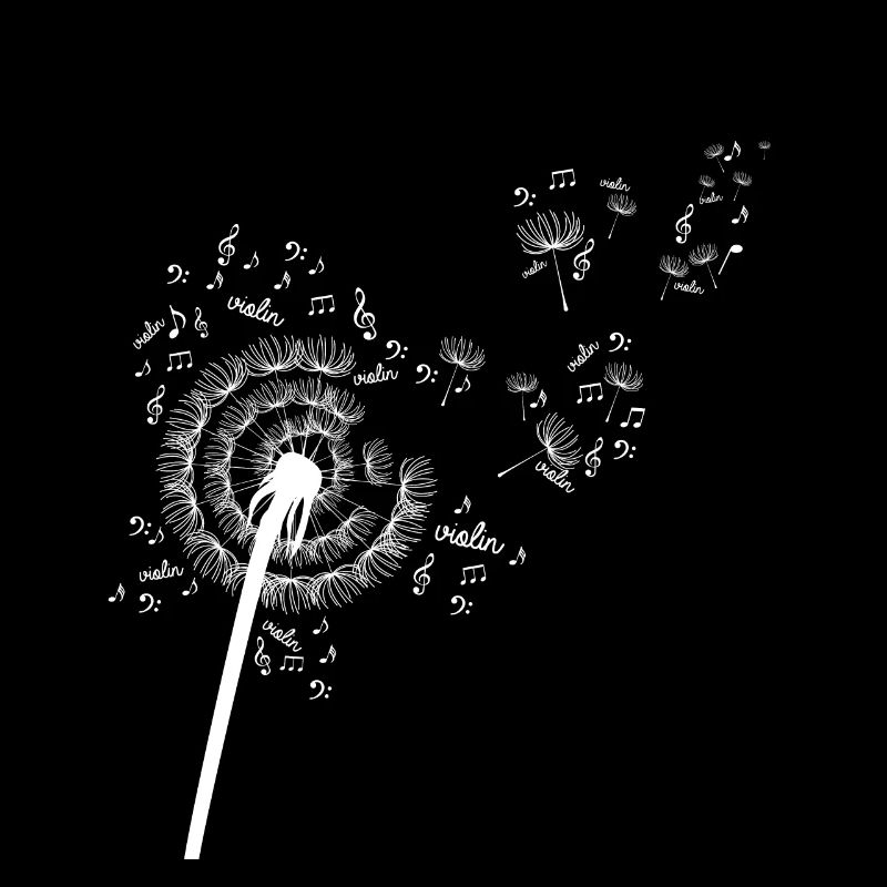 Violine Pusteblume
