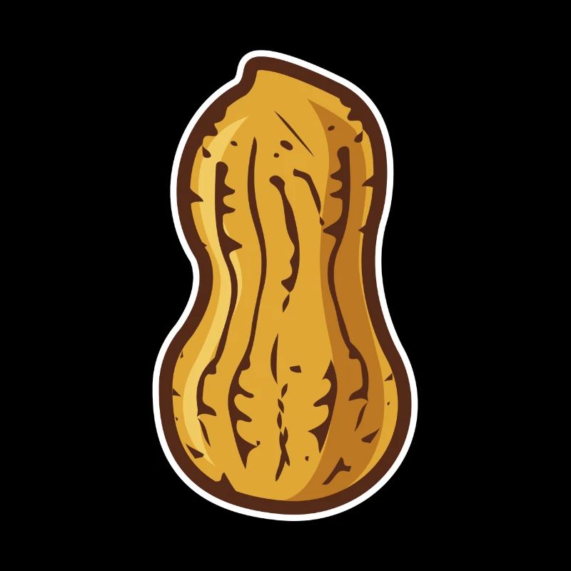 Peanut Graphic Tee, Nut print, Peanut graphic