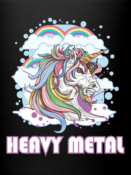heavy metal einhorn