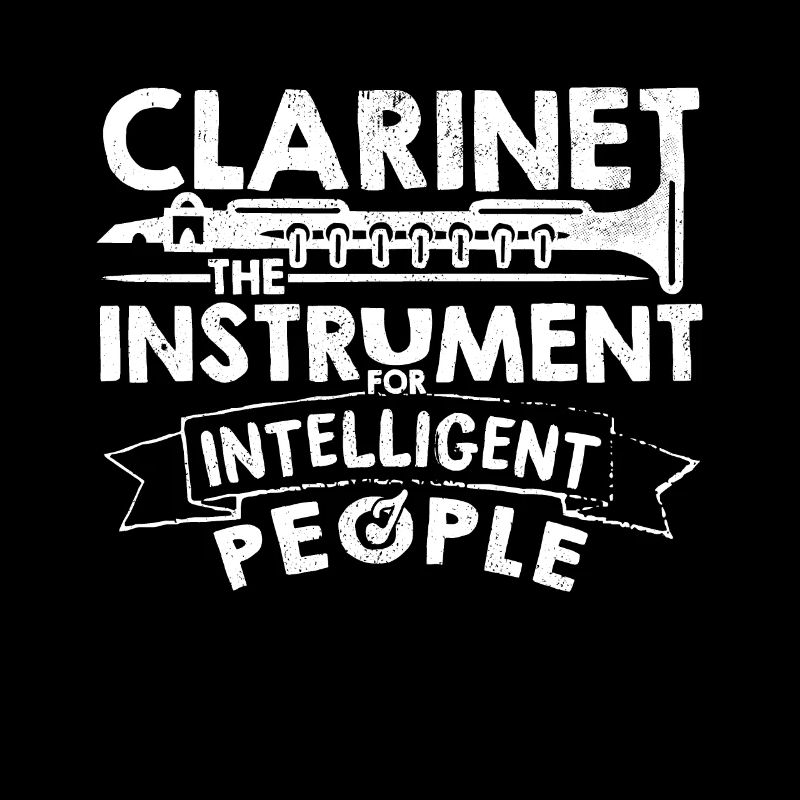Cool clarinet clarinet player saying gift