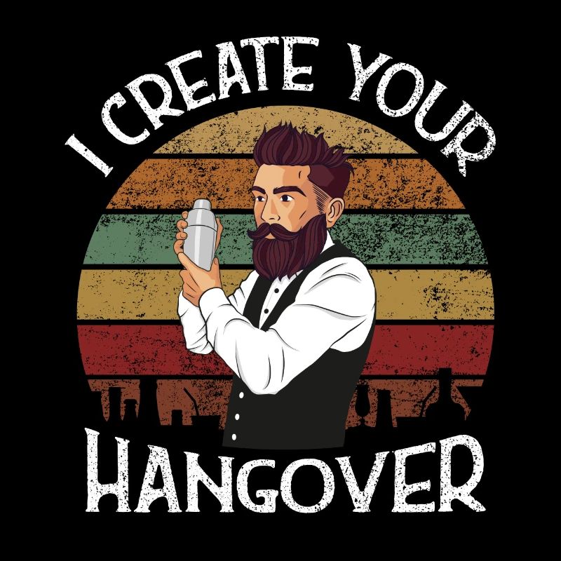 Witziges Bartender Barkeeper Gastro Fun Geschenk