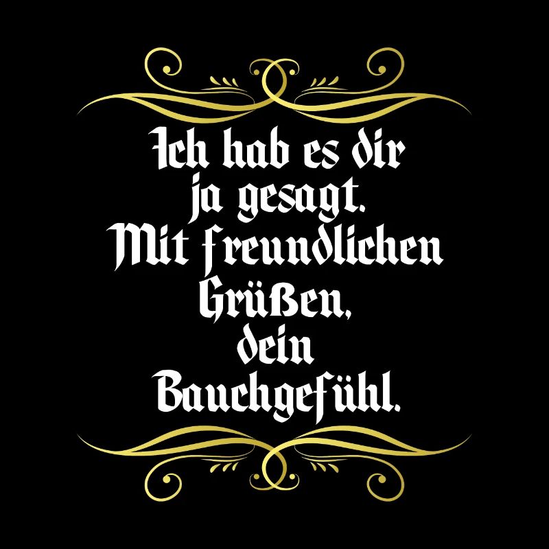Gut feeling funny saying