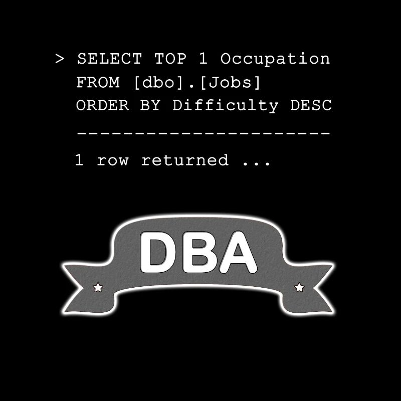 Database Administrator DBA SQL Funny