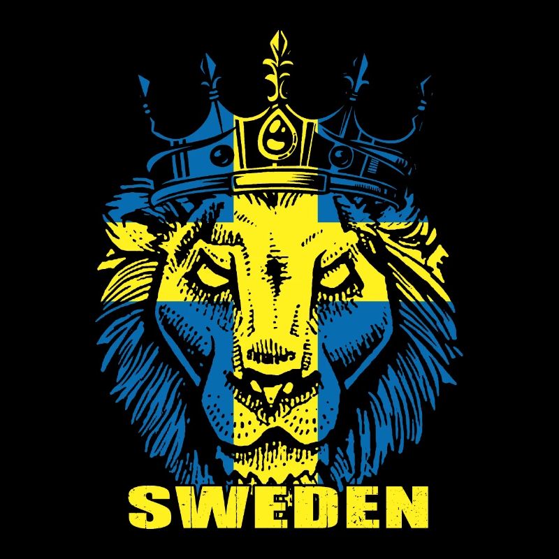 Drapeau de la Suède lion