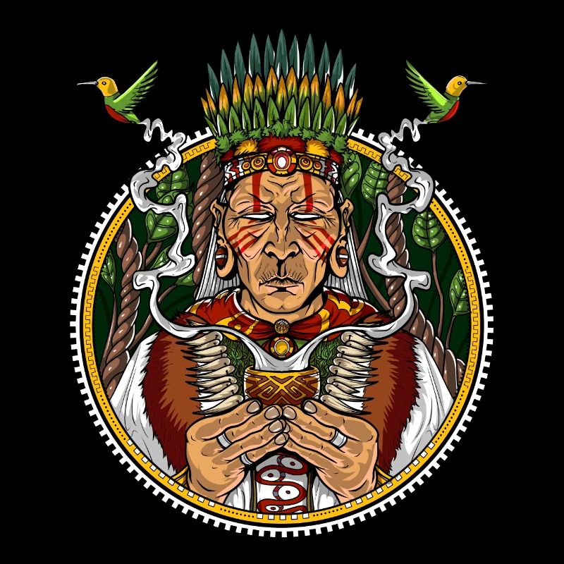 Ayahuasca DMT Shaman Psychedelic Trip