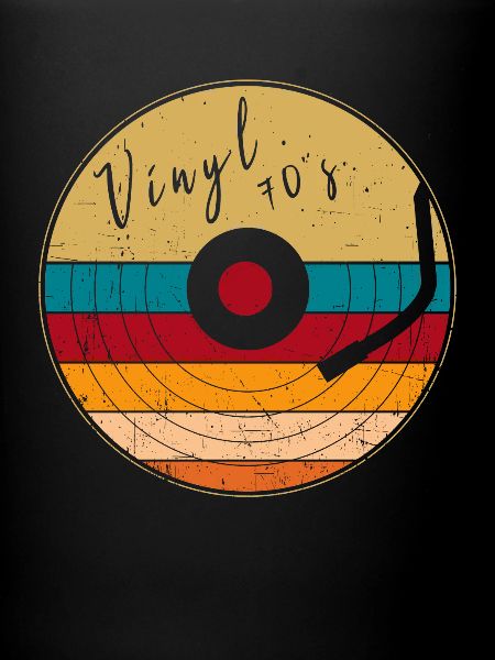 cool retro vinyl 70s style