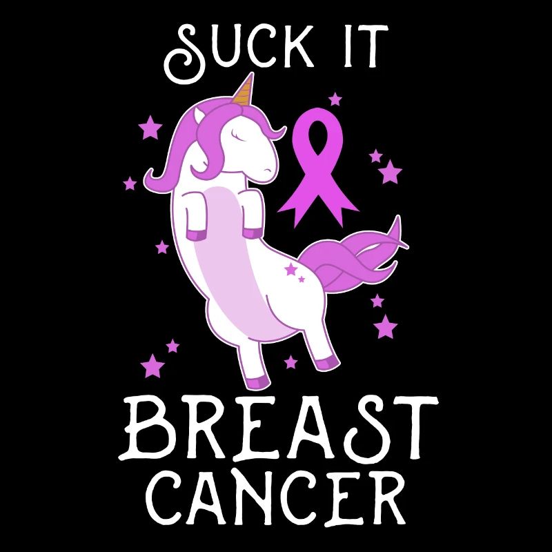 Brustkrebs Krebs Einhorn Geschenkidee