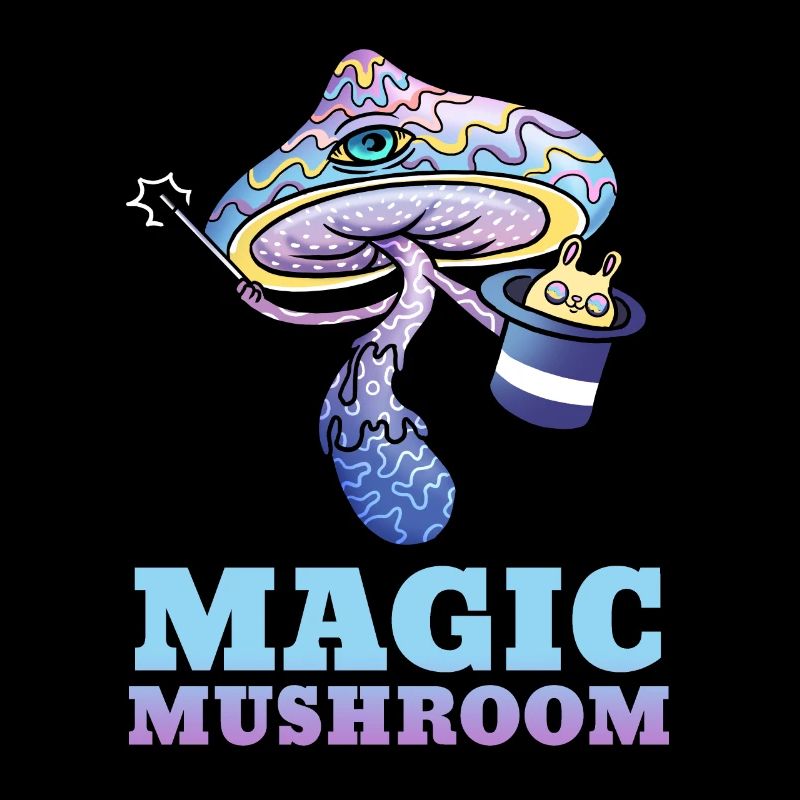 Trippy Psilocybin Toadstool Gift Psy & Goa