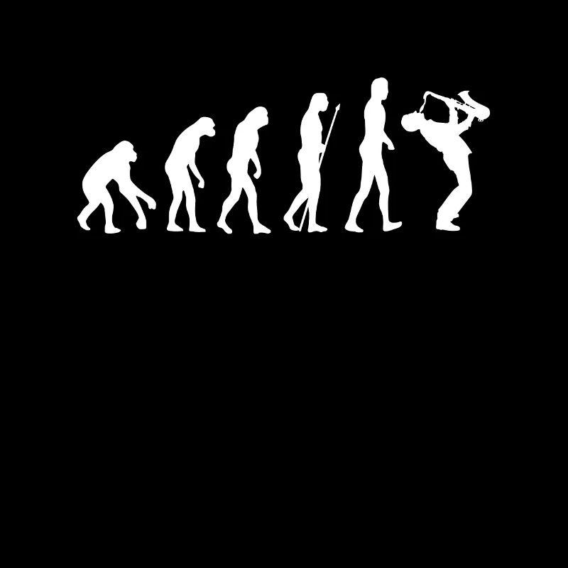 Saxophone Evolution Shirt Music Lover Saxophonist